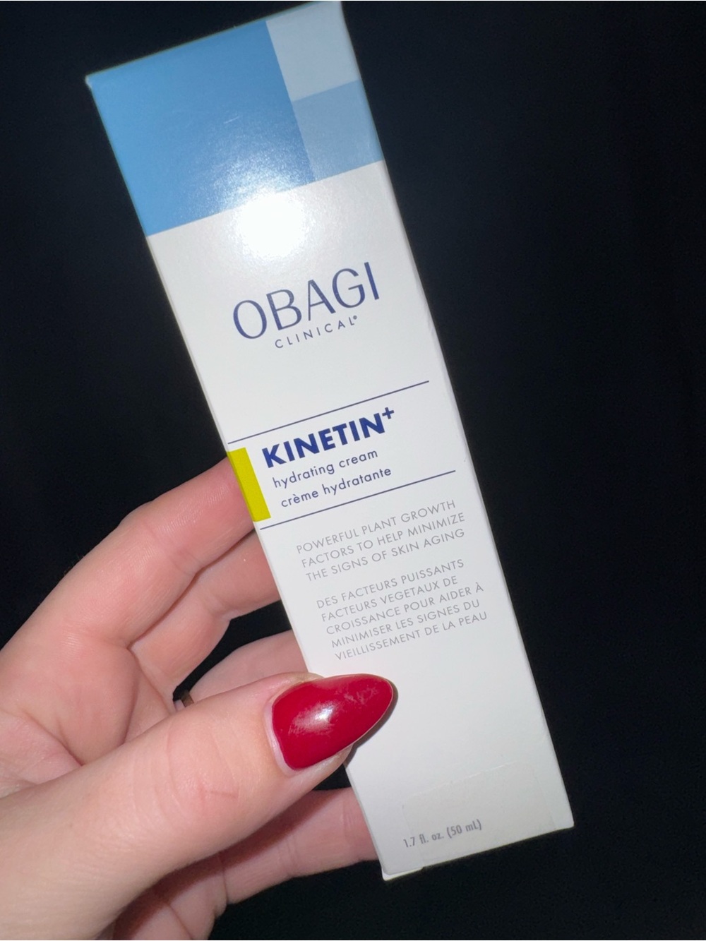 Obagi Kinetin+ Hydrating Cream - White and Blue